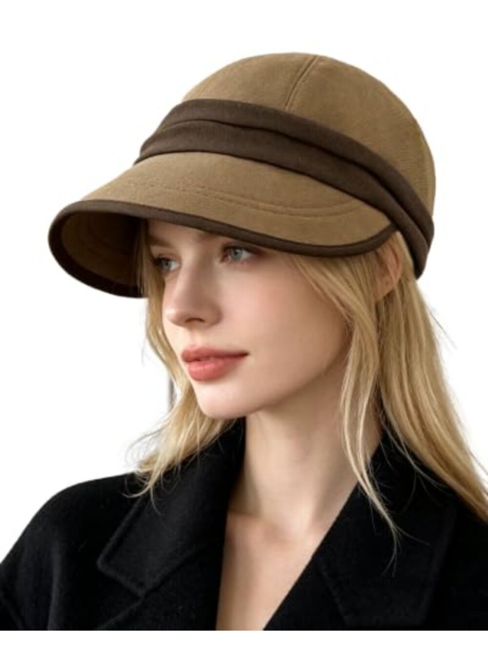 Wool Felt Hat Adjustable Packable Brim Sun Hat for Hiking Travel